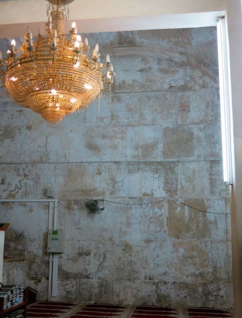 Wall inside Al-Aqsa Mosque