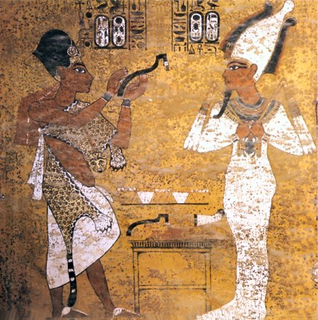 Ay and Tutankhamen