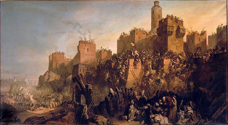 The taking of Jerusalem in 1099