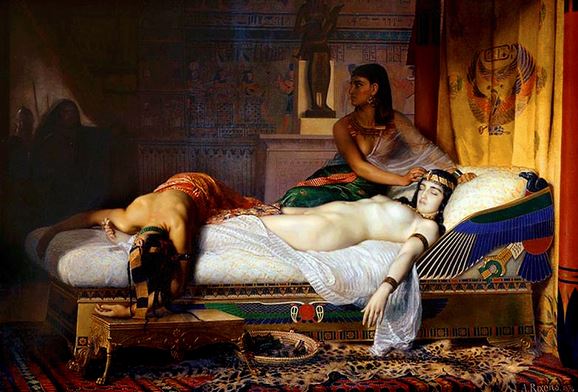 The death of Cleopatra