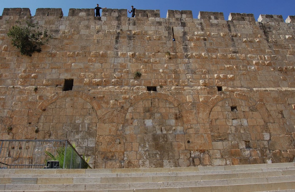 The Huldah Gates today, the exit side