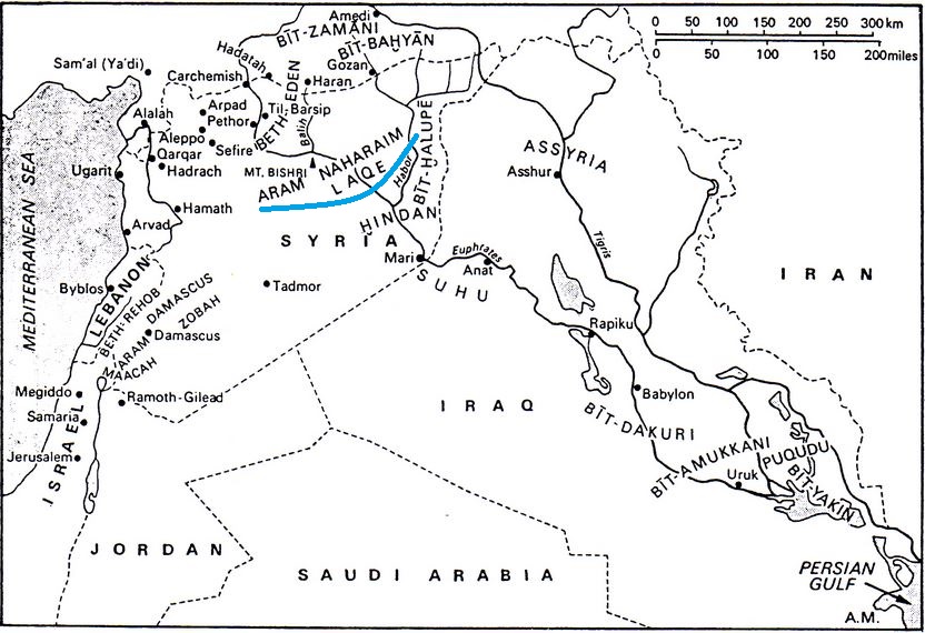Regional map with Aram