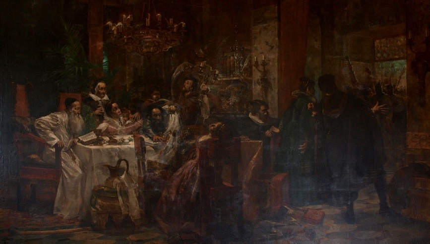 Marranos celebrating Passover in secret