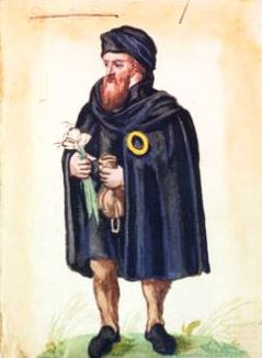 A Jew wearing the rouelle