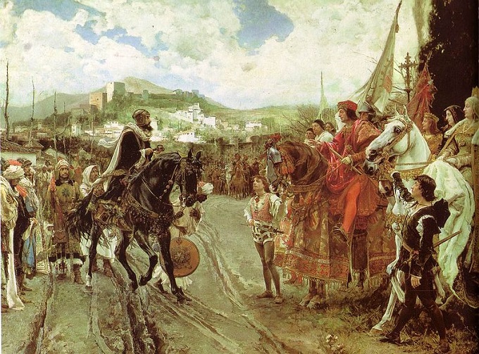 The surrender of Granada